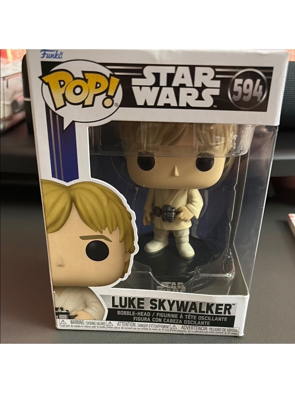 Funko Pop Luke Skywalker Bobble-Head Figurine NIB